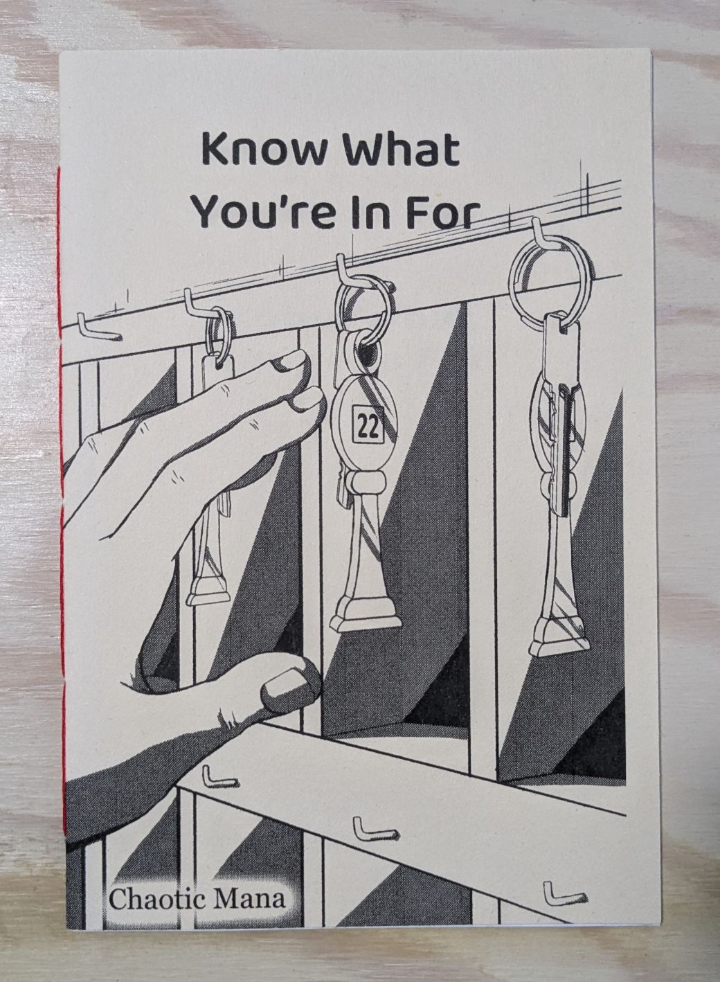 cover of an erotic zine I made involving some of my own characters
