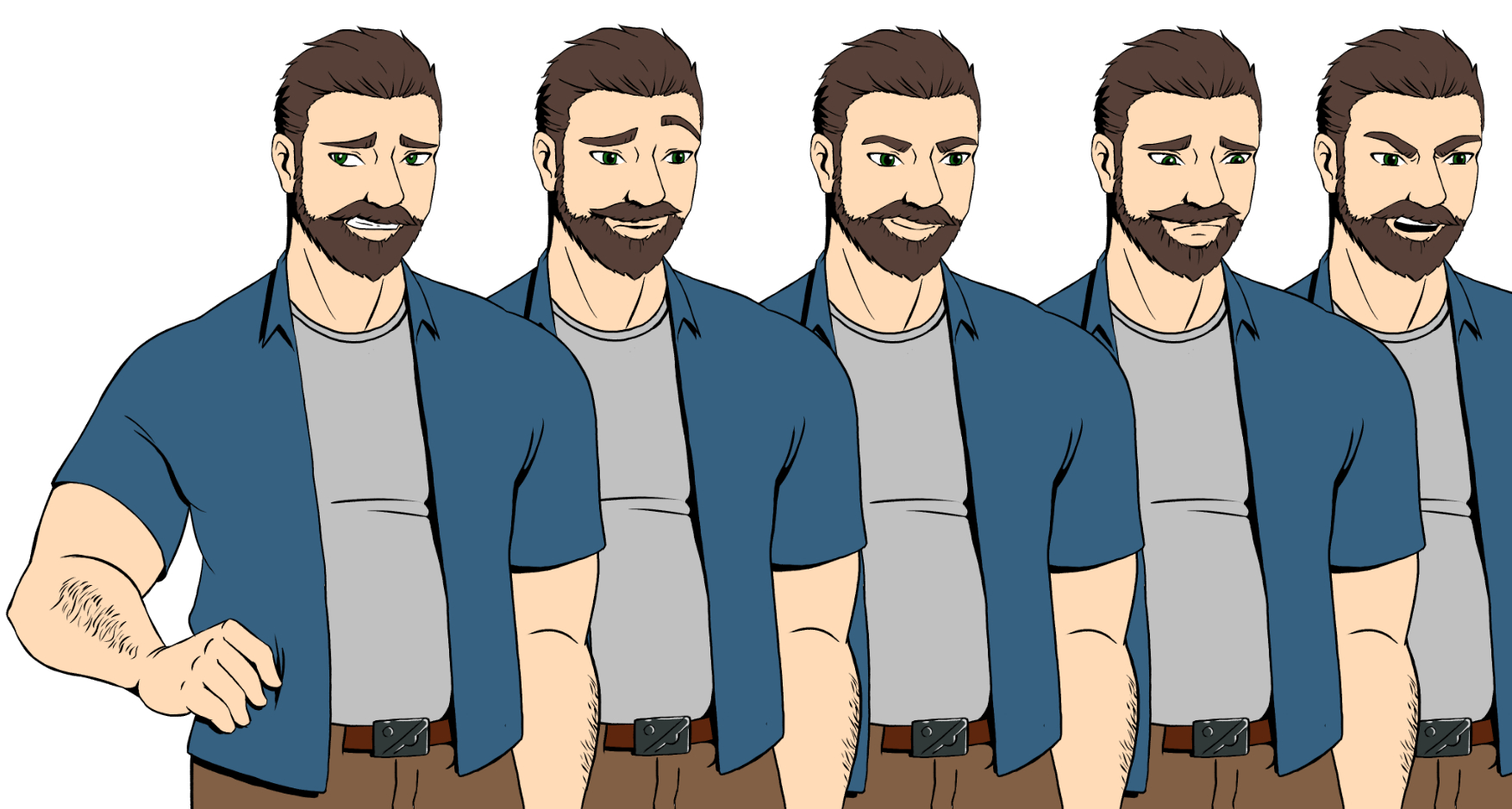 Bearded expressions